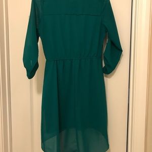 3/4 length hi-lo dress